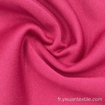 Vêtements en polyester tissu de couleur pure brossée